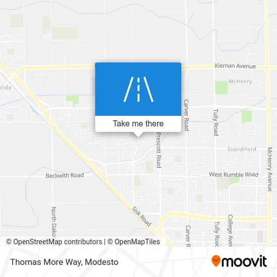 Thomas More Way map