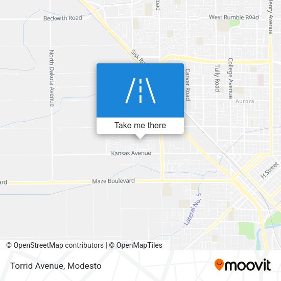 Mapa de Torrid Avenue
