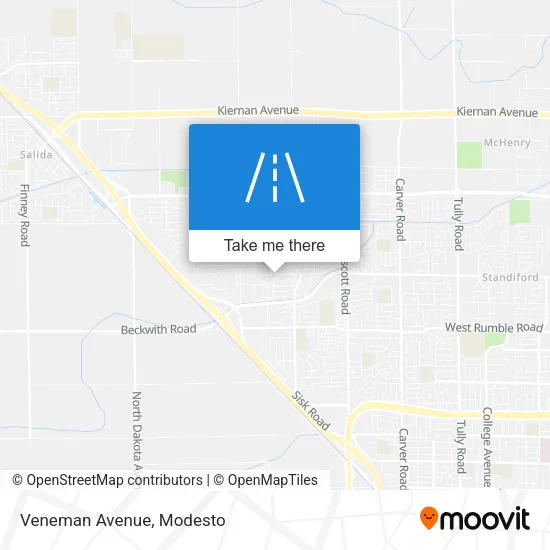 Veneman Avenue map