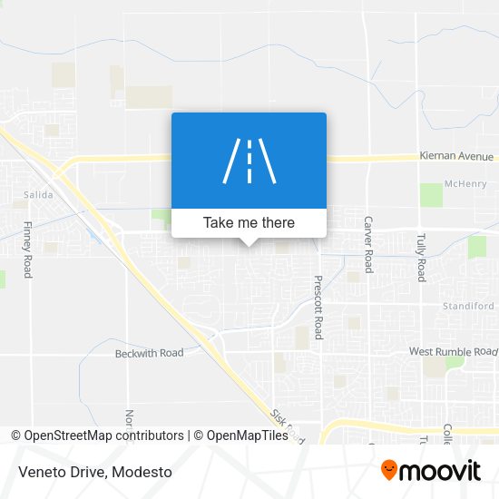 Mapa de Veneto Drive