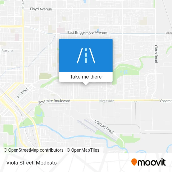 Viola Street map