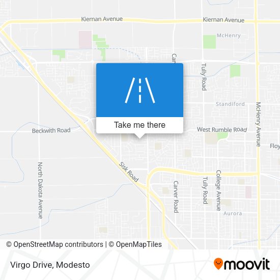 Mapa de Virgo Drive