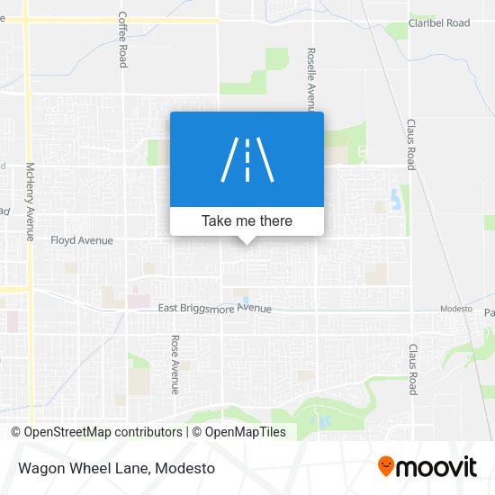 Wagon Wheel Lane map