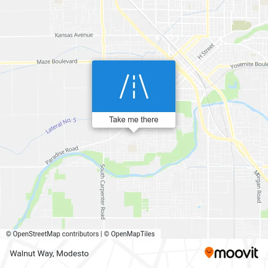 Walnut Way map