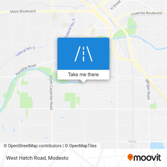 Mapa de West Hatch Road