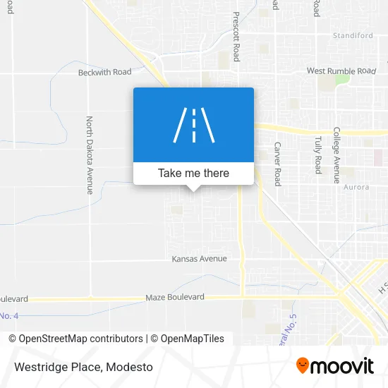 Mapa de Westridge Place