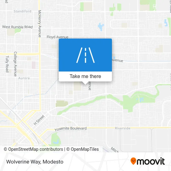 Wolverine Way map