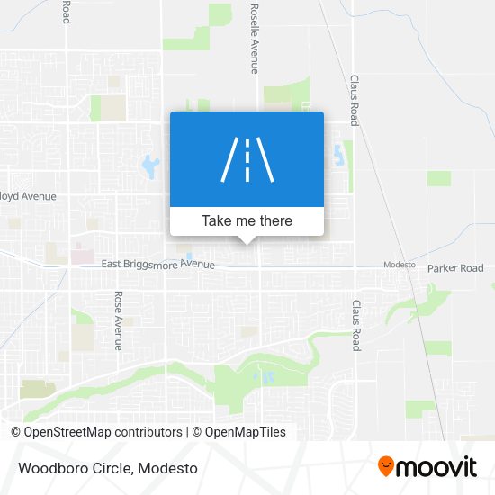 Woodboro Circle map