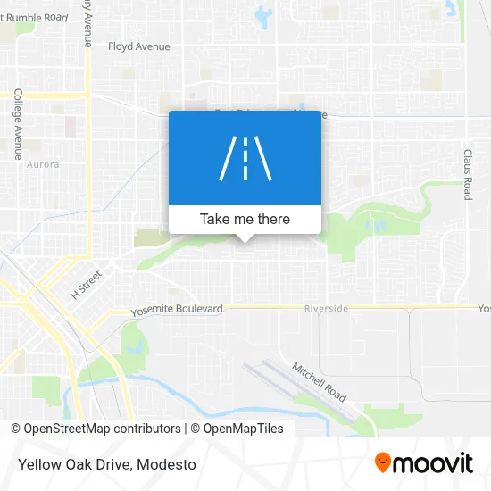Yellow Oak Drive map