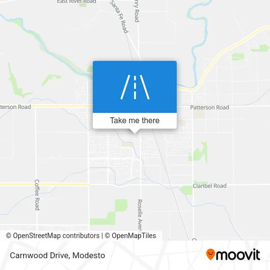 Carnwood Drive map
