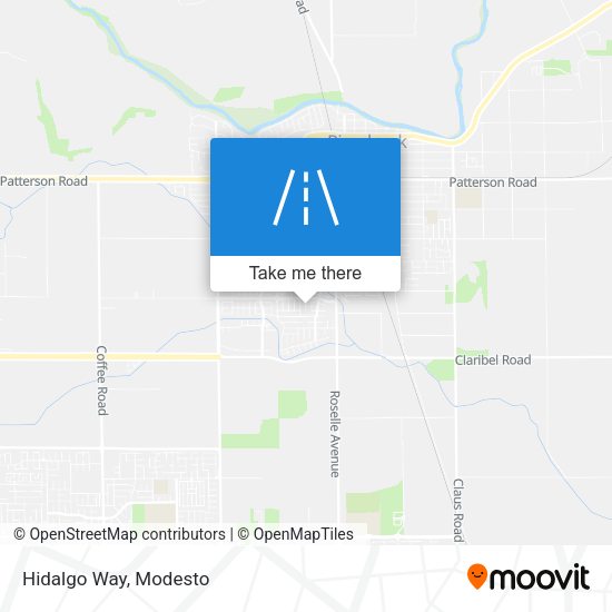 Mapa de Hidalgo Way