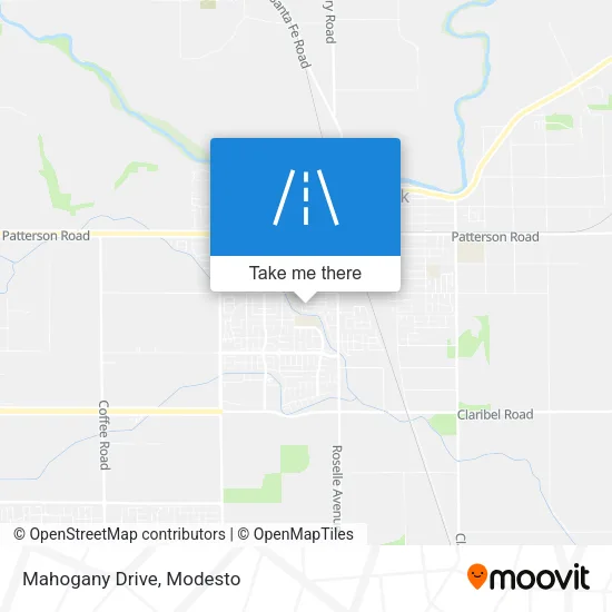 Mahogany Drive map