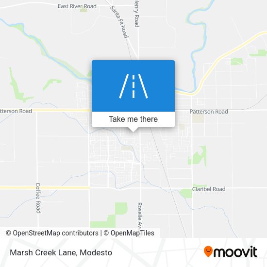 Mapa de Marsh Creek Lane
