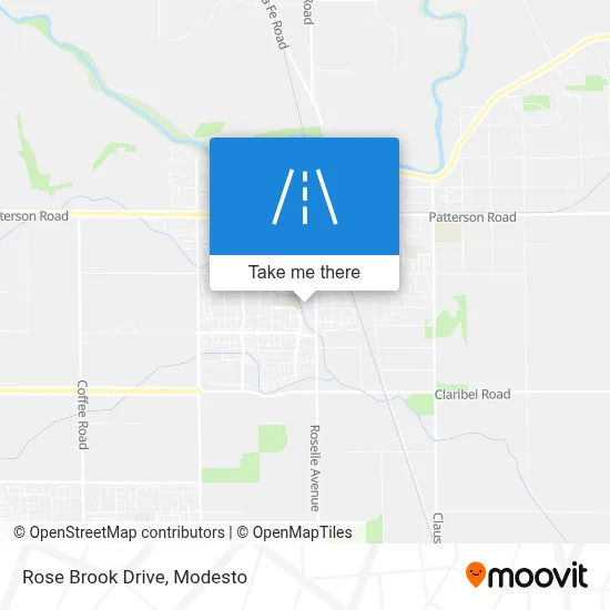 Rose Brook Drive map