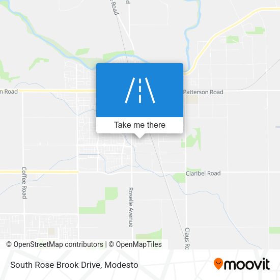 South Rose Brook Drive map