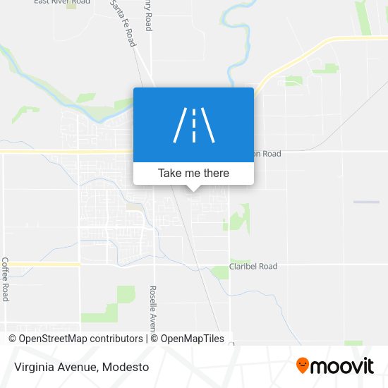 Mapa de Virginia Avenue