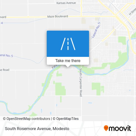 Mapa de South Rosemore Avenue