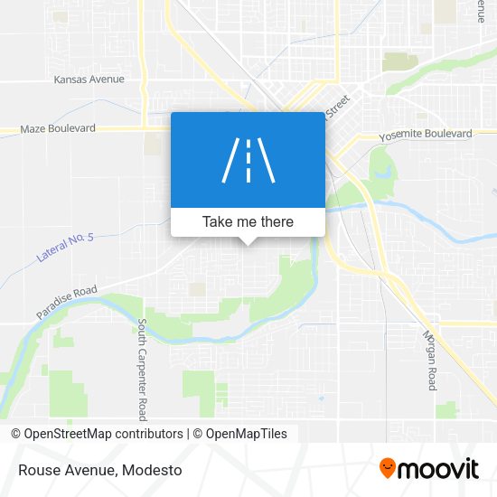 Mapa de Rouse Avenue
