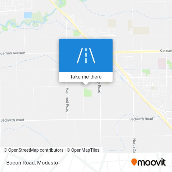 Mapa de Bacon Road