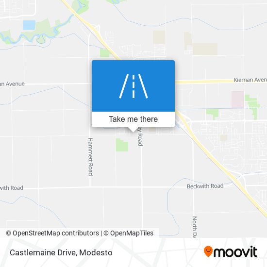 Castlemaine Drive map