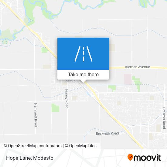 Mapa de Hope Lane