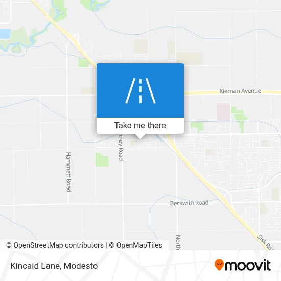 Kincaid Lane map