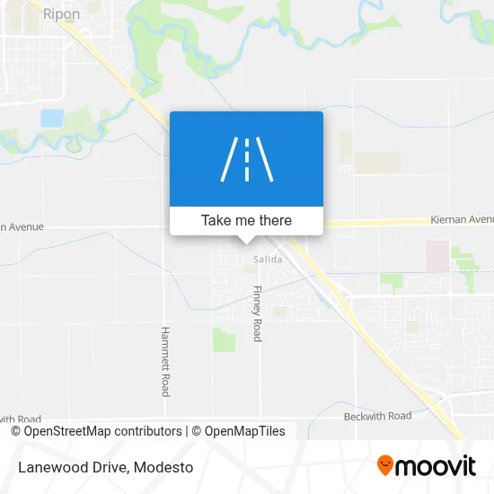 Lanewood Drive map