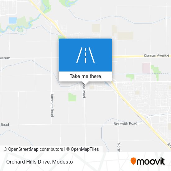 Orchard Hills Drive map