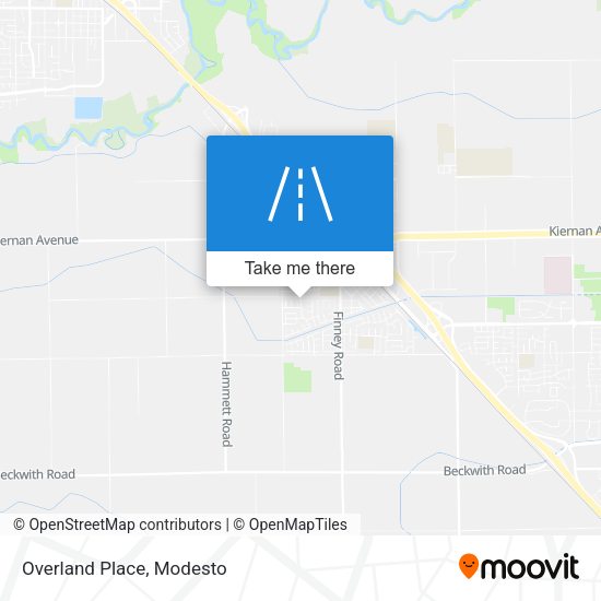 Overland Place map