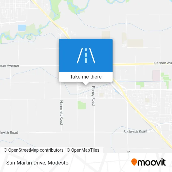 San Martin Drive map