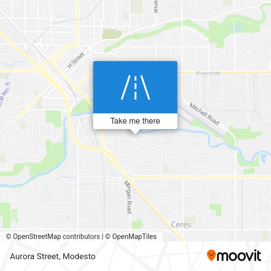 Mapa de Aurora Street