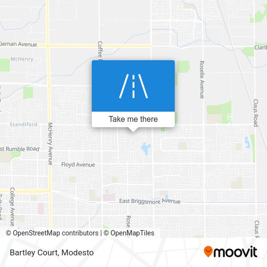 Mapa de Bartley Court