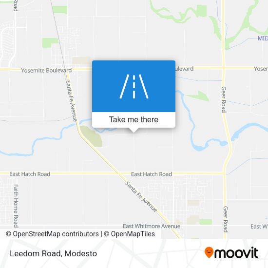Mapa de Leedom Road