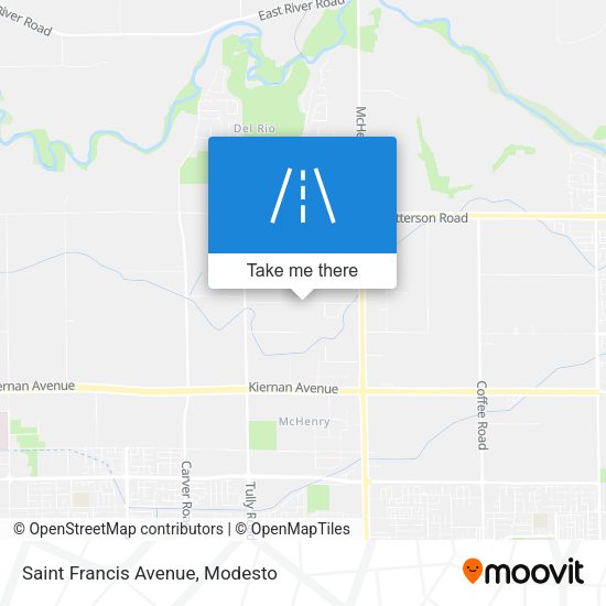 Mapa de Saint Francis Avenue
