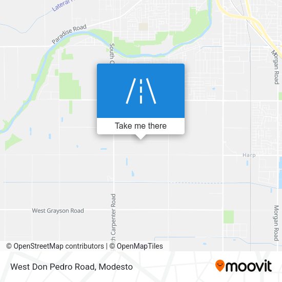 Mapa de West Don Pedro Road