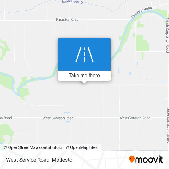 Mapa de West Service Road