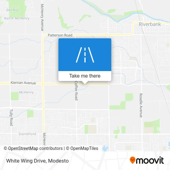 White Wing Drive map