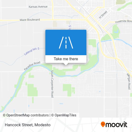 Mapa de Hancock Street