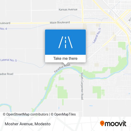 Mapa de Mosher Avenue