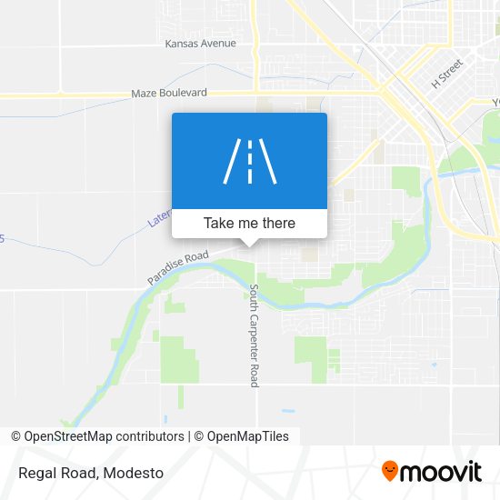 Mapa de Regal Road