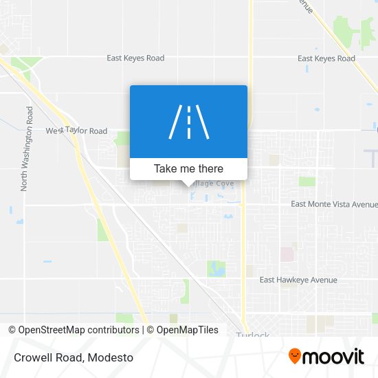 Mapa de Crowell Road