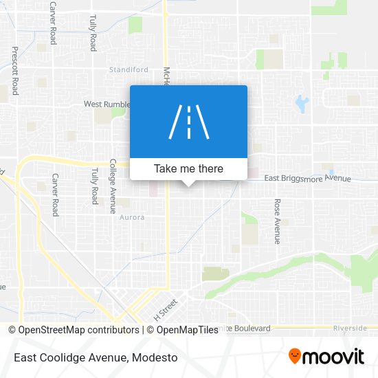 Mapa de East Coolidge Avenue