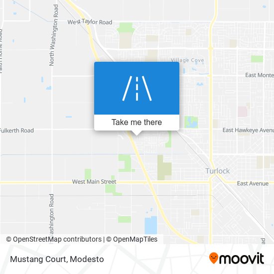 Mustang Court map