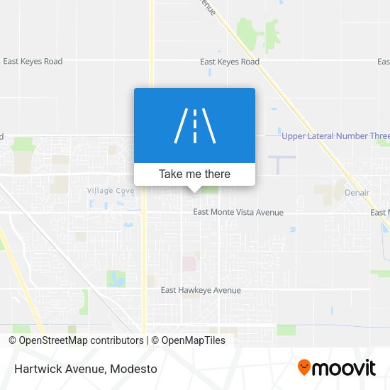 Mapa de Hartwick Avenue