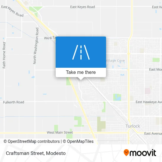 Craftsman Street map