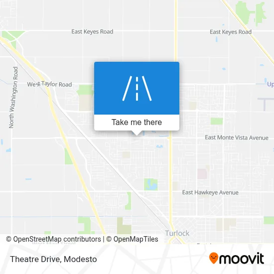 Theatre Drive map