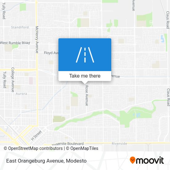 East Orangeburg Avenue map