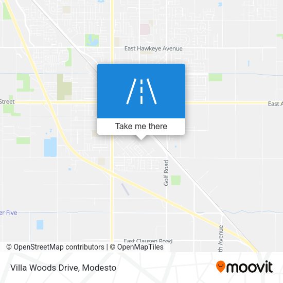 Mapa de Villa Woods Drive
