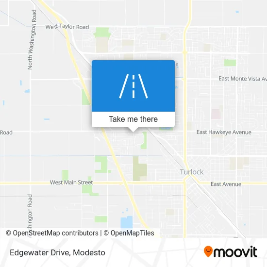 Edgewater Drive map