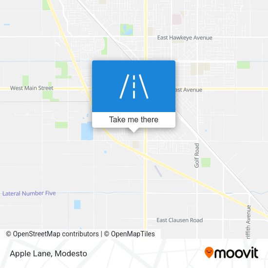 Mapa de Apple Lane